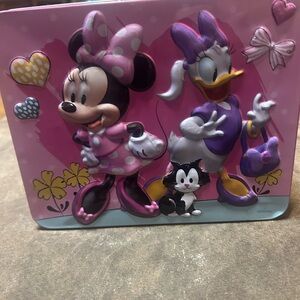 Disney Minnie Mouse & Daisy Duck Pink and Purple Linch Box